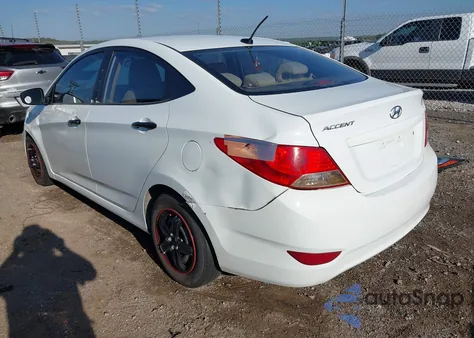 2012 Hyundai Accent Gls from USA, damaged, VIN KMHCT4AE3CU092283